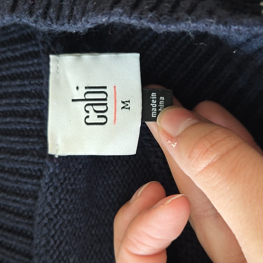 Cabi Sweater With Patterned Design - image 5